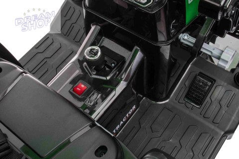 Pojazd MEGA Traktor D68 Z Przyczepką Zielony Pojazd MEGA Traktor D68 Z Przyczepką Zielony