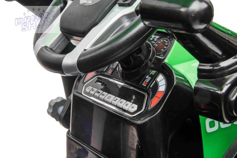 Pojazd MEGA Traktor D68 Z Przyczepką Zielony Pojazd MEGA Traktor D68 Z Przyczepką Zielony