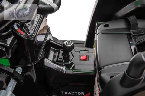 Pojazd MEGA Traktor D68 Z Przyczepką Zielony Pojazd MEGA Traktor D68 Z Przyczepką Zielony