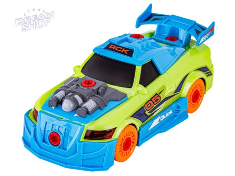 Sportowy Samochód Auto do rozkręcania i skręcania 2w1 TUNING + Wkrętarka Sportowy Samochód Auto do rozkręcania i skręcania 2w1 TUNING + Wkrętarka