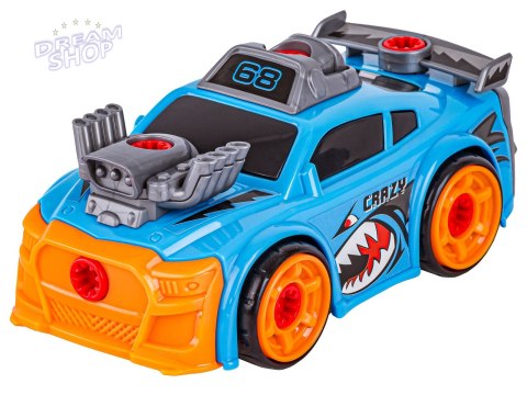 Sportowy Samochód do rozkręcania i skręcania 2w1 TUNING + Wkrętarka Sportowy Samochód do rozkręcania i skręcania 2w1 TUNING + Wkrętarka