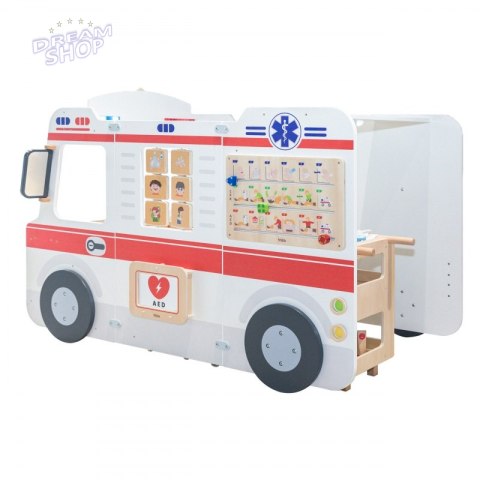 VIGA Duży Drewniany Ambulans Zestaw Karetka Małych Ratowników Akcesoria 25 el. VIGA Duży Drewniany Ambulans Zestaw Karetka Małych Ratowników Akcesoria 25 el.