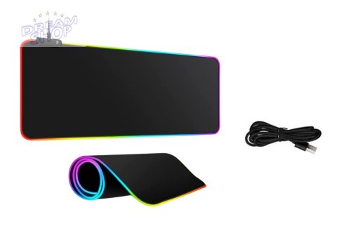 Podkładka Pod Mysz Klawiaturę Z Oświetleniem LED 40x90cm Podkładka Pod Mysz Klawiaturę Z Oświetleniem LED 40x90cm
