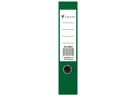 Segregator Na Dokumenty A4/75mm Zielony