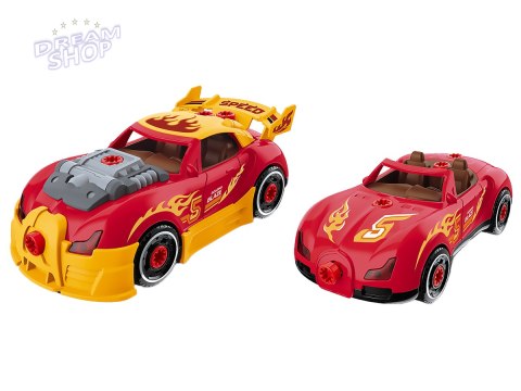 Sportowy Samochód do rozkręcania i skręcania 2w1 TUNING + Wkrętarka Sportowy Samochód do rozkręcania i skręcania 2w1 TUNING + Wkrętarka