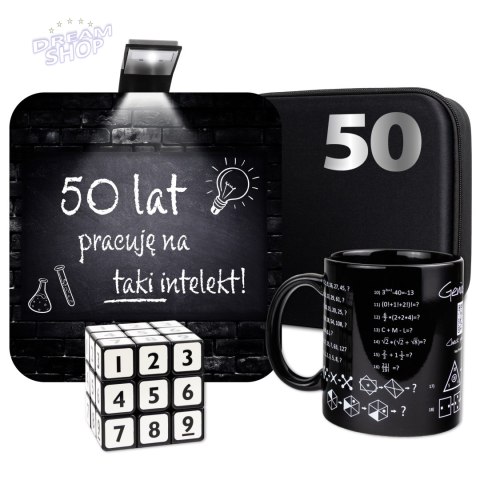 Zestaw Prezentowy dla Geniusza - prezent na 50 urodziny - prezent na 50stkę Zestaw Prezentowy dla Geniusza - prezent na 50 urodziny - prezent na 50stkę