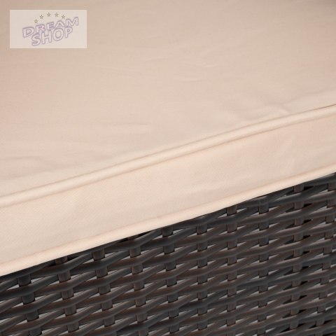 Ławka ogrodowa z technorattanu sofa CORDOBA brązowa Ławka ogrodowa z technorattanu sofa CORDOBA brązowa
