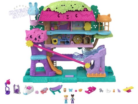 Mattel Polly Pocket Uroczy Domek na drzewie + laleczki zwierzątka ZA5529 Mattel Polly Pocket Uroczy Domek na drzewie + laleczki zwierzątka ZA5529