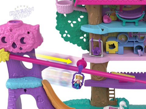 Mattel Polly Pocket Uroczy Domek na drzewie + laleczki zwierzątka ZA5529 Mattel Polly Pocket Uroczy Domek na drzewie + laleczki zwierzątka ZA5529