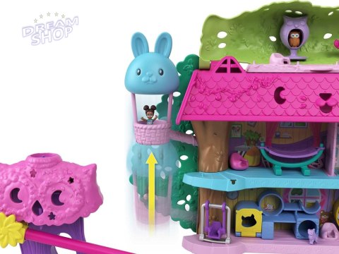 Mattel Polly Pocket Uroczy Domek na drzewie + laleczki zwierzątka ZA5529 Mattel Polly Pocket Uroczy Domek na drzewie + laleczki zwierzątka ZA5529