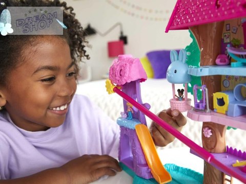 Mattel Polly Pocket Uroczy Domek na drzewie + laleczki zwierzątka ZA5529 Mattel Polly Pocket Uroczy Domek na drzewie + laleczki zwierzątka ZA5529