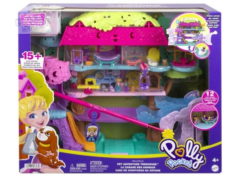Mattel Polly Pocket Uroczy Domek na drzewie + laleczki zwierzątka ZA5529 Mattel Polly Pocket Uroczy Domek na drzewie + laleczki zwierzątka ZA5529