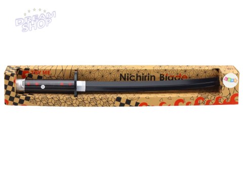 Miecz Samurajski Nichirin Na Baterie Wygodna Rękojeść Czarny Dźwięk Miecz Samurajski Nichirin Na Baterie Wygodna Rękojeść Czarny Dźwięk