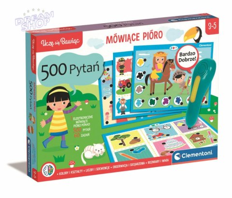 Mówiące Pióro 500 Pytań Clementoni 50782 Mówiące Pióro 500 Pytań Clementoni 50782