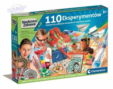 Naukowa Zabawa 110 Eksperymentów Clementoni 50720 Naukowa Zabawa 110 Eksperymentów Clementoni 50720