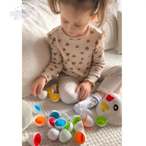 WOOPIE Edukacyjna Kurka Montessori Sorter Nauka Kształtów WOOPIE Edukacyjna Kurka Montessori Sorter Nauka Kształtów