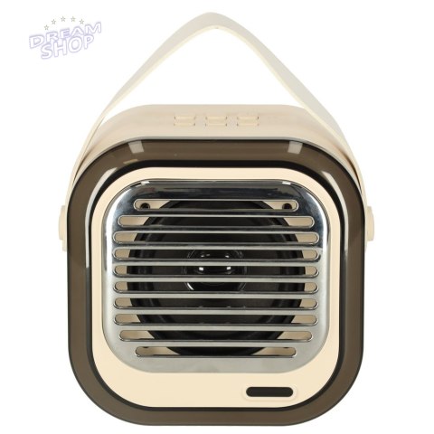Głośnik do karaoke USB Bluetooth kremowy