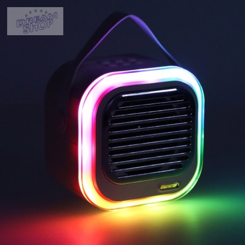 Głośnik do karaoke USB Bluetooth kremowy