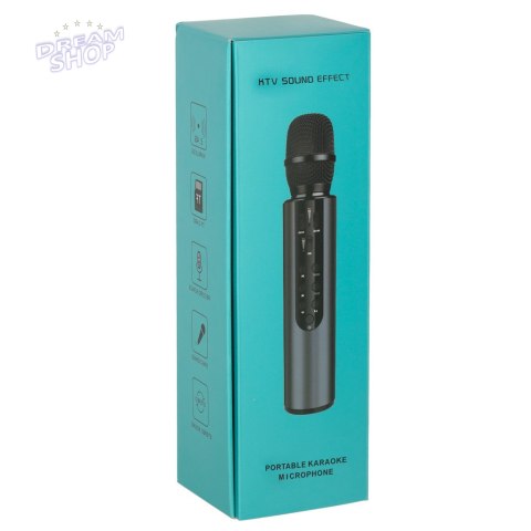 Mikrofon bezprzewodowy do karaoke Bluetooth złoty