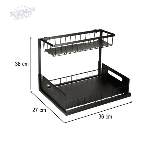 Organizer pod zlewozmywak do szafki dwupoziomowy Organizer pod zlewozmywak do szafki dwupoziomowy