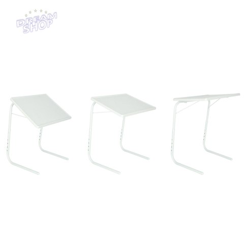 Stolik boczny pod laptopa składany 52 x 40 cm biały Stolik boczny pod laptopa składany 52 x 40 cm biały