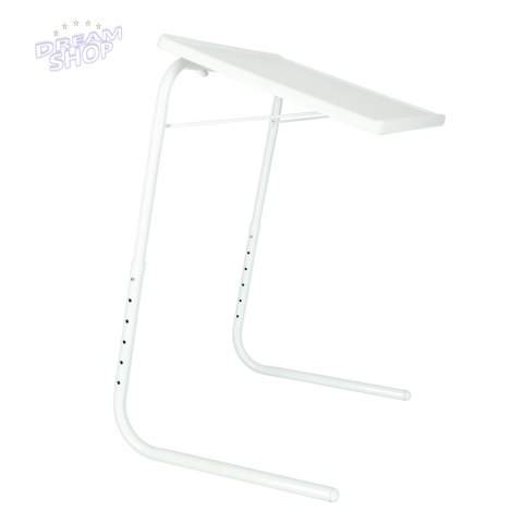 Stolik boczny pod laptopa składany 52 x 40 cm biały Stolik boczny pod laptopa składany 52 x 40 cm biały