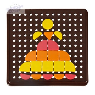 Układanka kreatywna logiczna puzzle mozaika geometryczne kształty