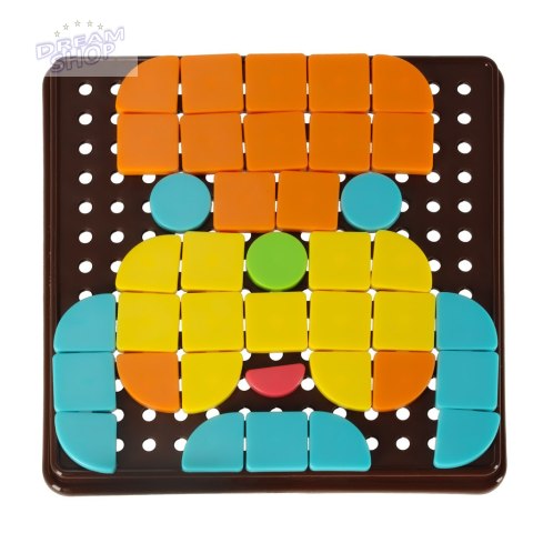 Układanka kreatywna logiczna puzzle mozaika geometryczne kształty
