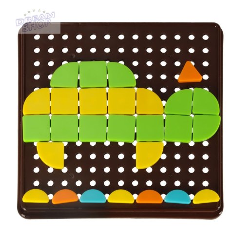Układanka kreatywna logiczna puzzle mozaika geometryczne kształty