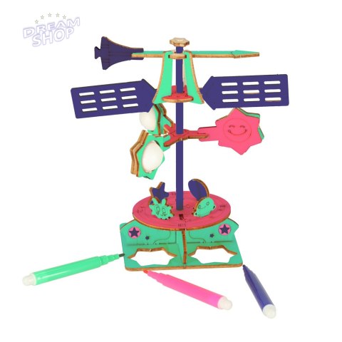 Zestaw naukowy przyrodniczy model 3D drewniany wiatrowskaz Zestaw naukowy przyrodniczy model 3D drewniany wiatrowskaz