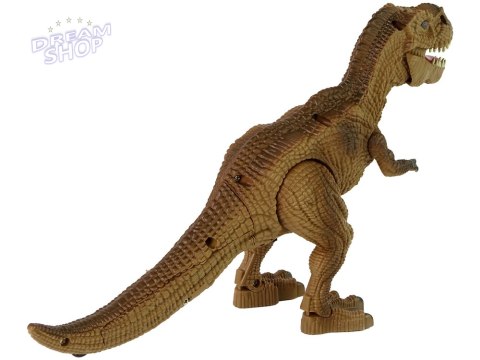 Dinozaur Zdalnie Sterowany Tyranozaur Rex Brązowy Dinozaur Zdalnie Sterowany Tyranozaur Rex Brązowy