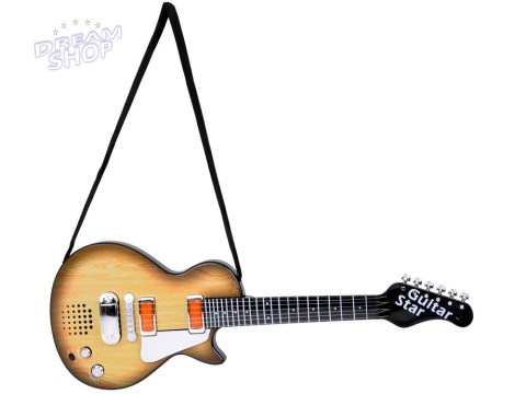 Gitara elektryczna zabawka dla dziecka melodie światło + pasek IN0169 JA