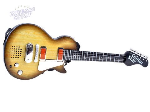 Gitara elektryczna zabawka dla dziecka melodie światło + pasek IN0169 JA