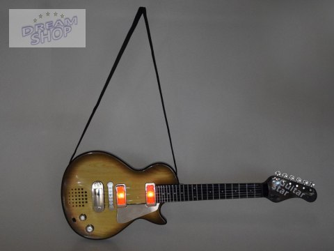 Gitara elektryczna zabawka dla dziecka melodie światło + pasek IN0169 JA