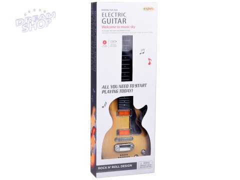 Gitara elektryczna zabawka dla dziecka melodie światło + pasek IN0169 JA