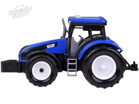 Niebieski traktor dla małego rolnika + dźwięki światła ZA5224 Niebieski traktor dla małego rolnika + dźwięki światła ZA5224