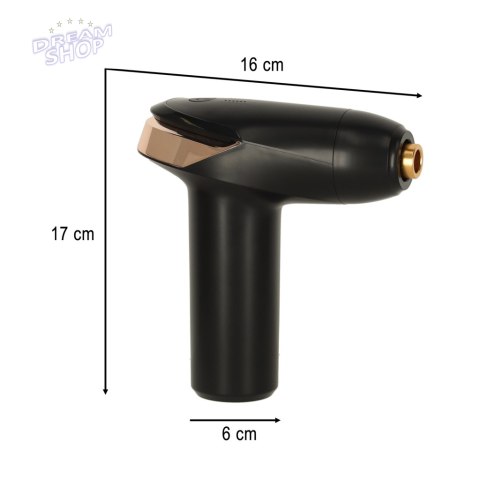Pistolet do masażu masażer do pleców ciała mini LED 6w1 Pistolet do masażu masażer do pleców ciała mini LED 6w1
