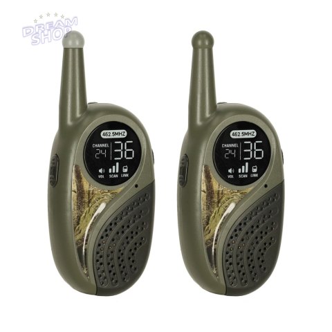 Walkie Talkie krótkofalówka zestaw z centralą dla dzieci khaki Walkie Talkie krótkofalówka zestaw z centralą dla dzieci khaki