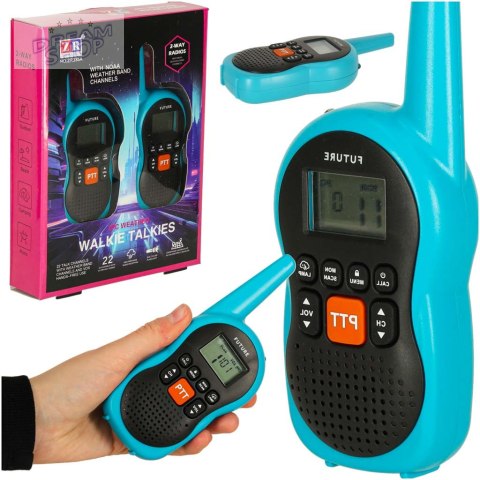 Walkie Talkie krótkofalówki dla dzieci zasięg 3km zestaw 2 szt.
