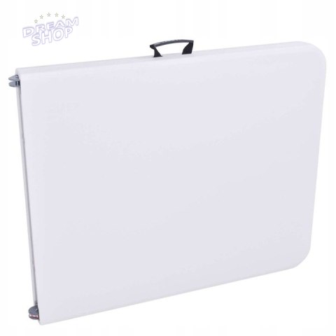 Zestaw cateringowy FETA WHITE stół 180 cm + 6 krzeseł WHITE
