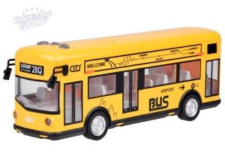 Żółty imprezowy autobus otwierane drzwi dźwięki światła muzyka ZA5222