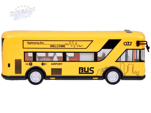 Żółty imprezowy autobus otwierane drzwi dźwięki światła muzyka ZA5222 Żółty imprezowy autobus otwierane drzwi dźwięki światła muzyka ZA5222