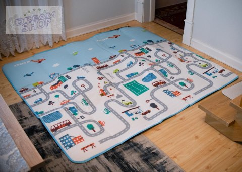 Mata edukacyjna piankowa składana ulica 180 x 200 Mata edukacyjna piankowa składana ulica 180 x 200
