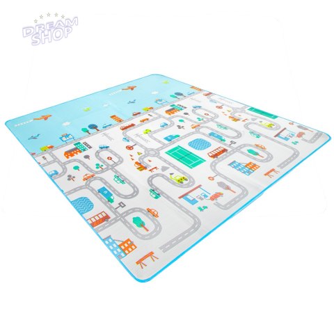 Mata edukacyjna piankowa składana ulica 180 x 200 Mata edukacyjna piankowa składana ulica 180 x 200
