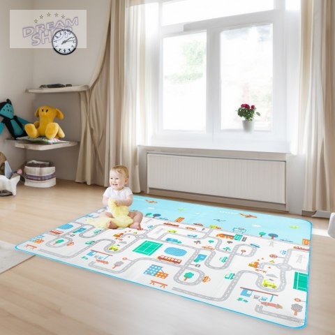 Mata edukacyjna piankowa składana ulica 180 x 200 Mata edukacyjna piankowa składana ulica 180 x 200