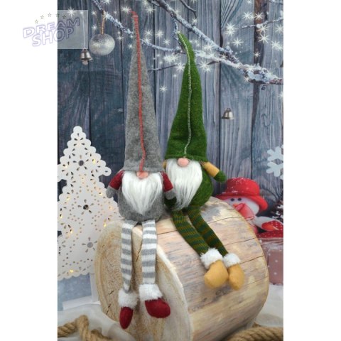 SKRZAT KRASNAL GNOM DEKORACYJNY 30+15CM ZIELONY SKRZAT KRASNAL GNOM DEKORACYJNY 30+15CM ZIELONY