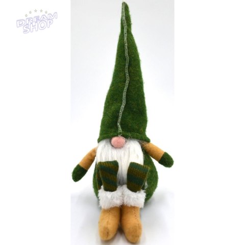 SKRZAT KRASNAL GNOM DEKORACYJNY 30+15CM ZIELONY SKRZAT KRASNAL GNOM DEKORACYJNY 30+15CM ZIELONY