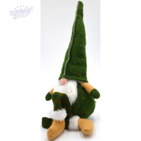 SKRZAT KRASNAL GNOM DEKORACYJNY 30+15CM ZIELONY SKRZAT KRASNAL GNOM DEKORACYJNY 30+15CM ZIELONY