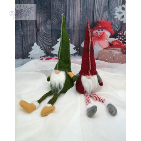 SKRZAT KRASNAL GNOM DEKORACYJNY 30+15CM ZIELONY SKRZAT KRASNAL GNOM DEKORACYJNY 30+15CM ZIELONY
