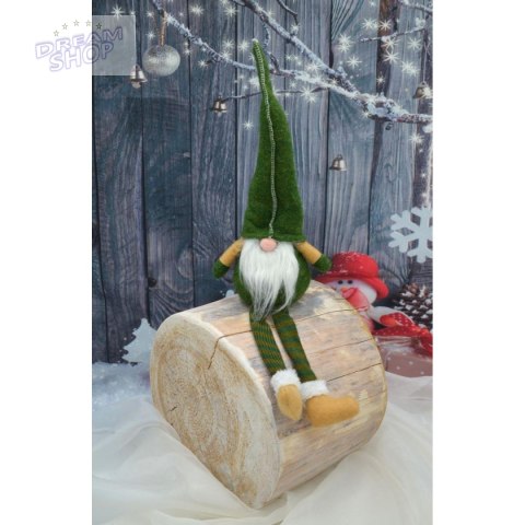 SKRZAT KRASNAL GNOM DEKORACYJNY 30+15CM ZIELONY SKRZAT KRASNAL GNOM DEKORACYJNY 30+15CM ZIELONY